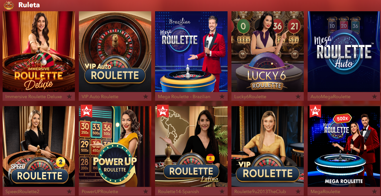 Ruleta en Vivo en BetGol